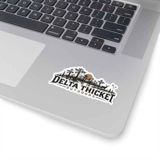 Outdoor Logo Sticker — "Delta Thicket Outdoors" Kiss-Cut Waterproof Decal